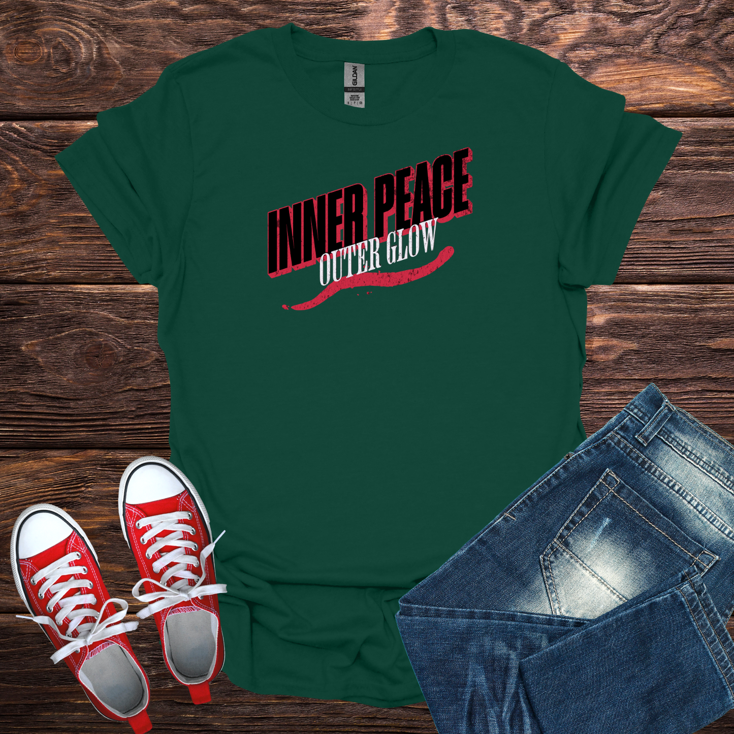 Inner Peace, Outer Glow Softstyle T-Shirt