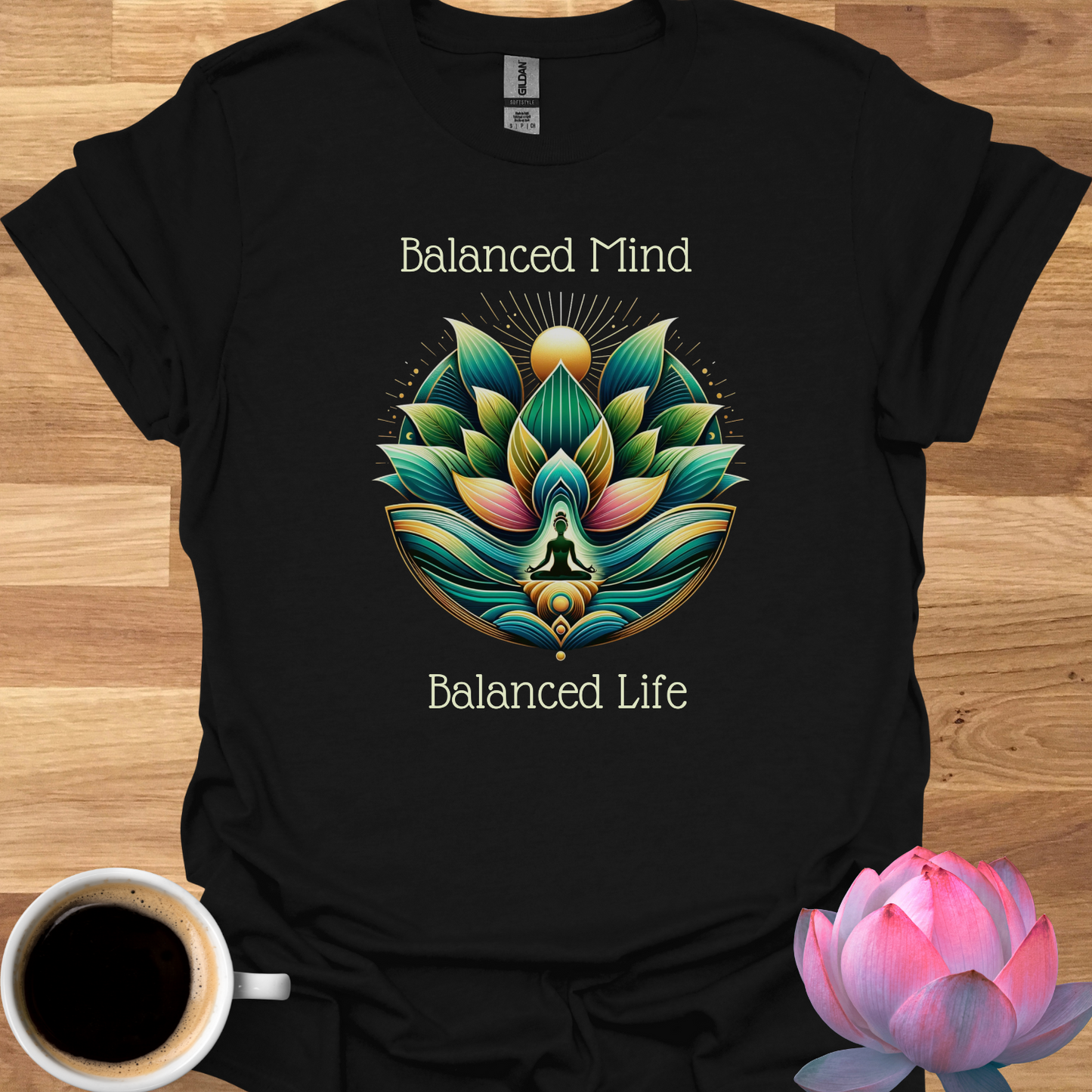 Balanced Mind, Balanced Life,  Softstyle T-Shirt