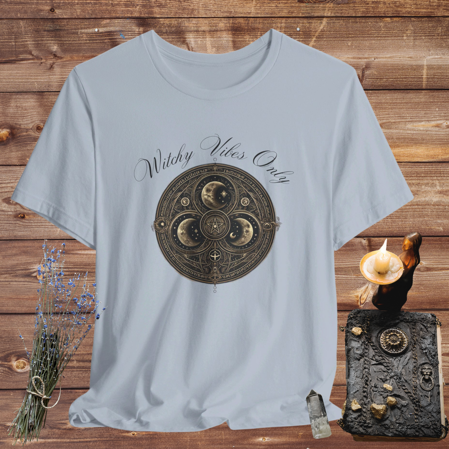 Witchy Vibes Only, Jersey Short Sleeve Tee