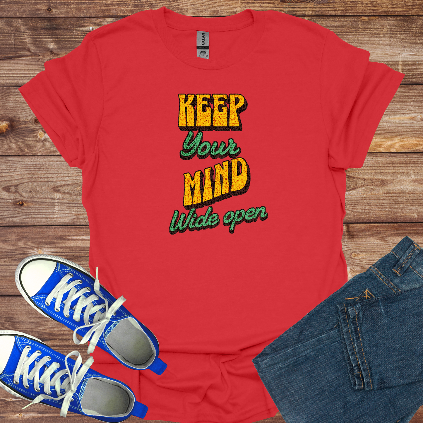 KEEP Your MIND Wide Open Softstyle T-Shirt