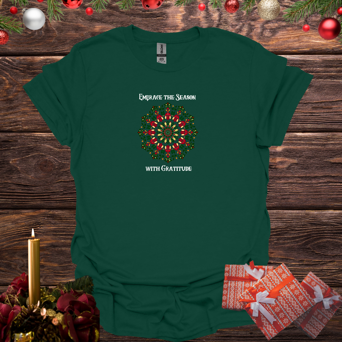 Embrace the Season with Gratitude Softstyle T-Shirt
