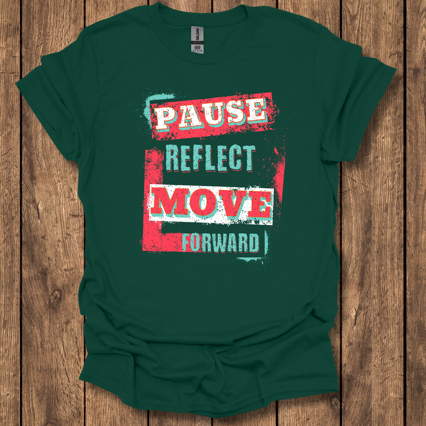 Pause Reflect Move Forward Softstyle T-Shirt