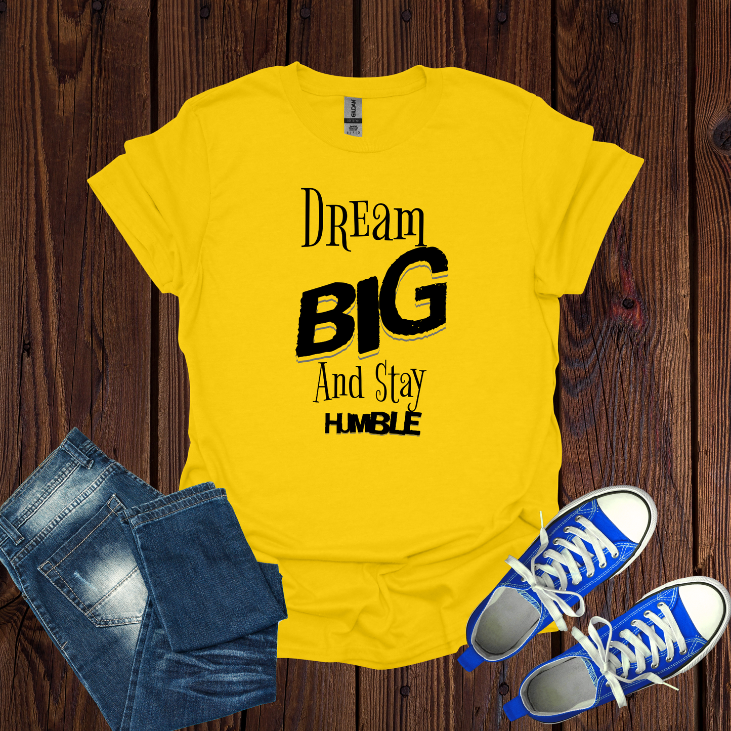Dream Big and Stay Humble Softstyle T-Shirt