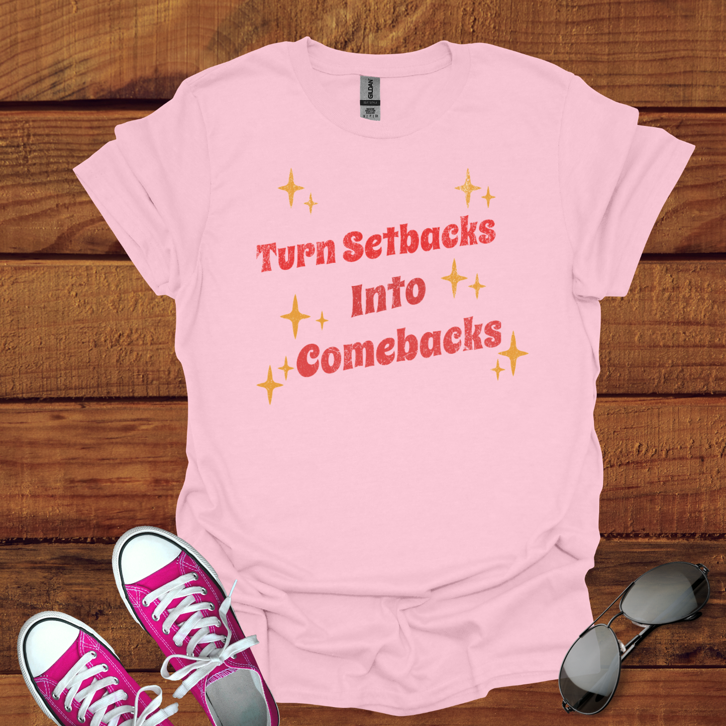 Turn Setbacks Into Comebacks Softstyle T-Shirt
