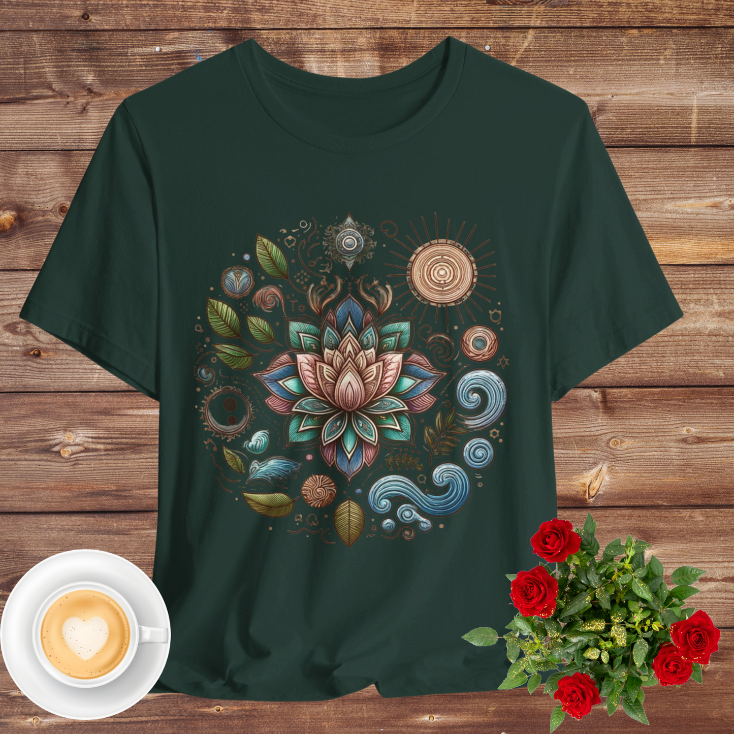Holistic Harmony, Unisex Jersey Short Sleeve Tee