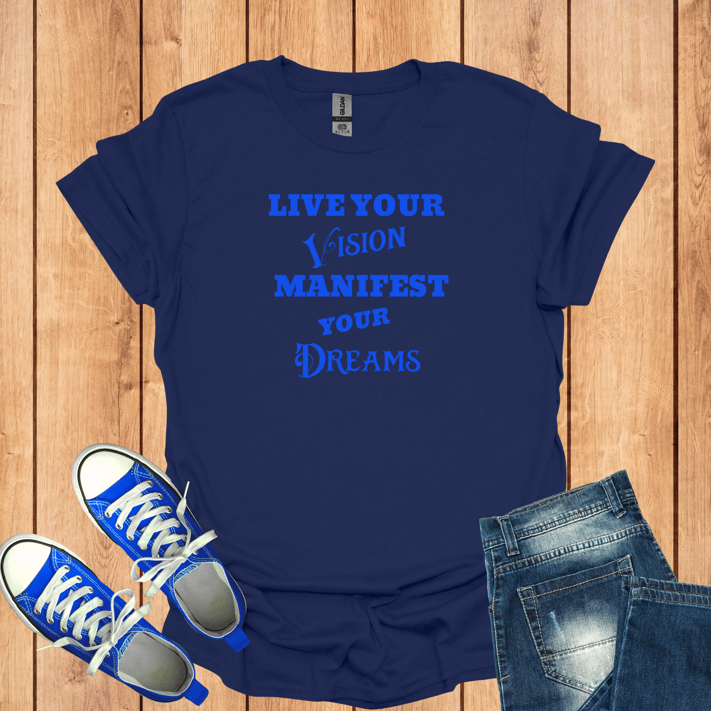 Live Your Vision, Manifest Your Dreams Softstyle T-Shirt