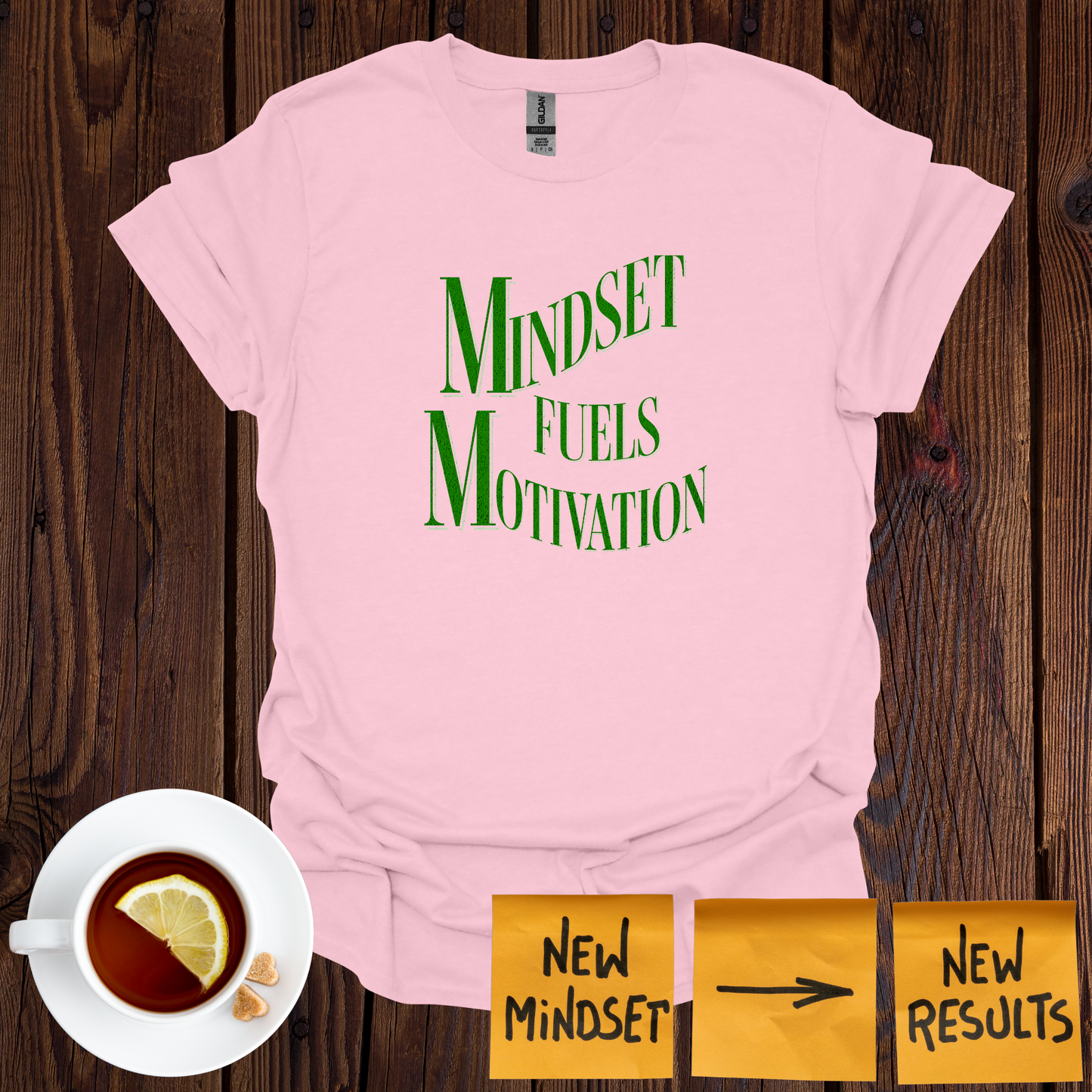 Mindset Fuels Motivation Softstyle T-Shirt