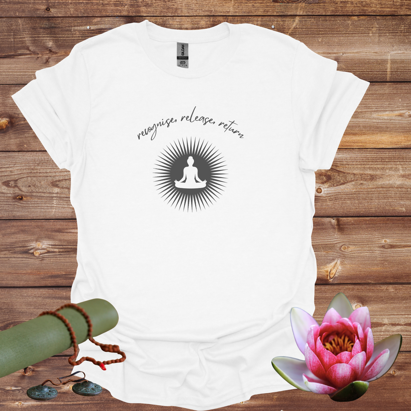 Recognise, Release, Return Unisex Softstyle T-Shirt