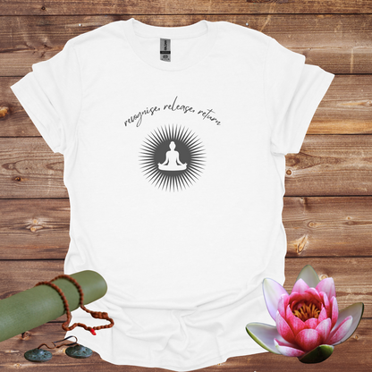 Recognise, Release, Return Unisex Softstyle T-Shirt