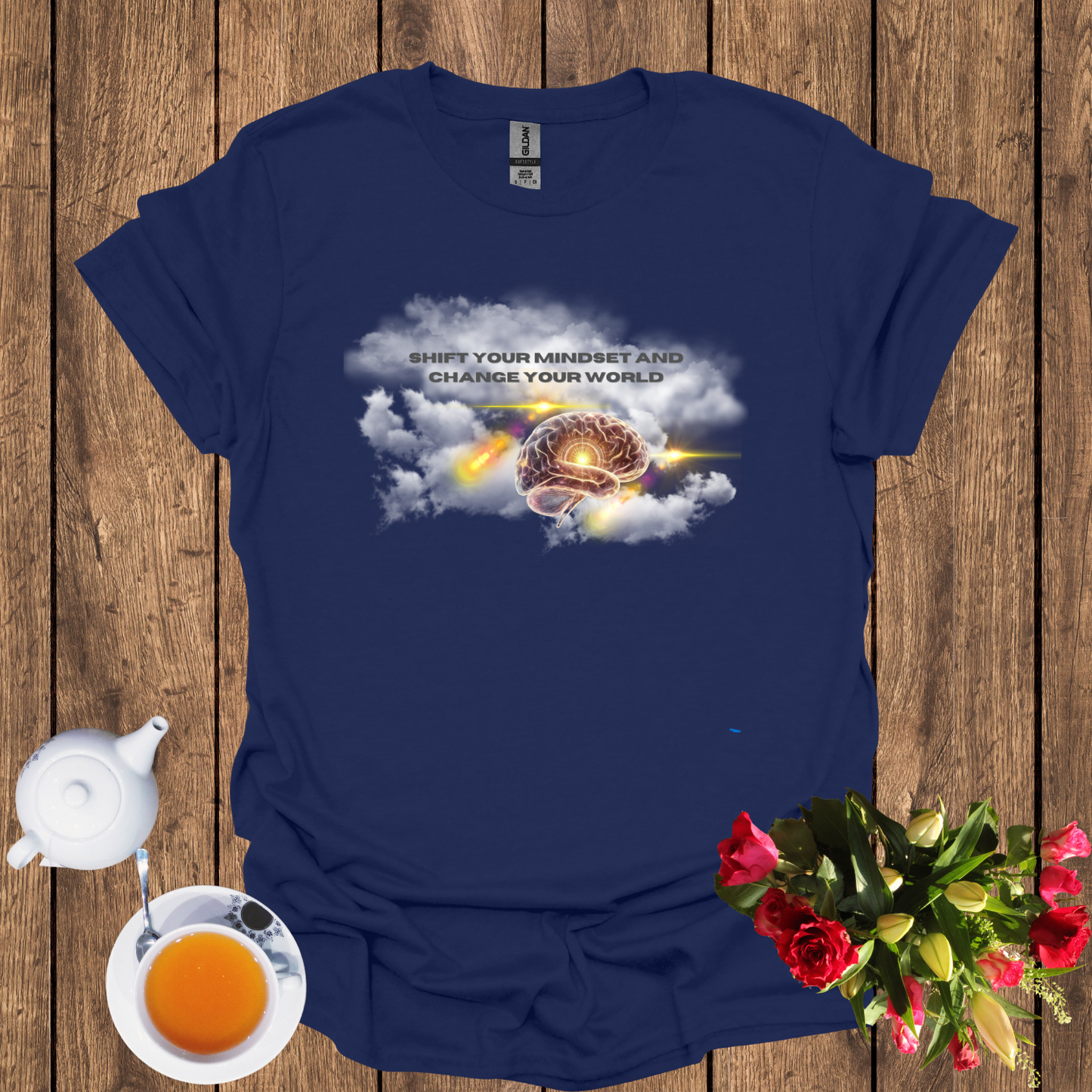 Shift Your Mindset and Change Your World Softstyle T-Shirt