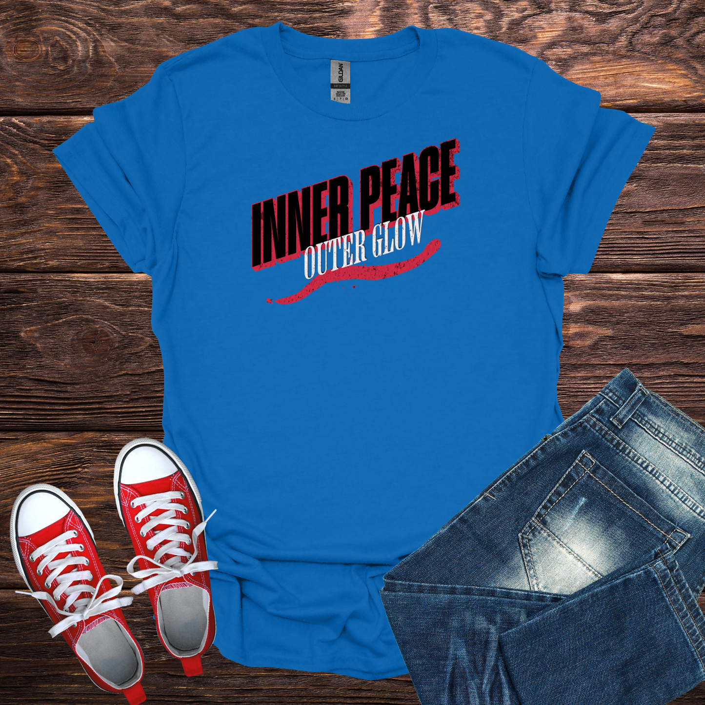 Inner Peace, Outer Glow Softstyle T-Shirt