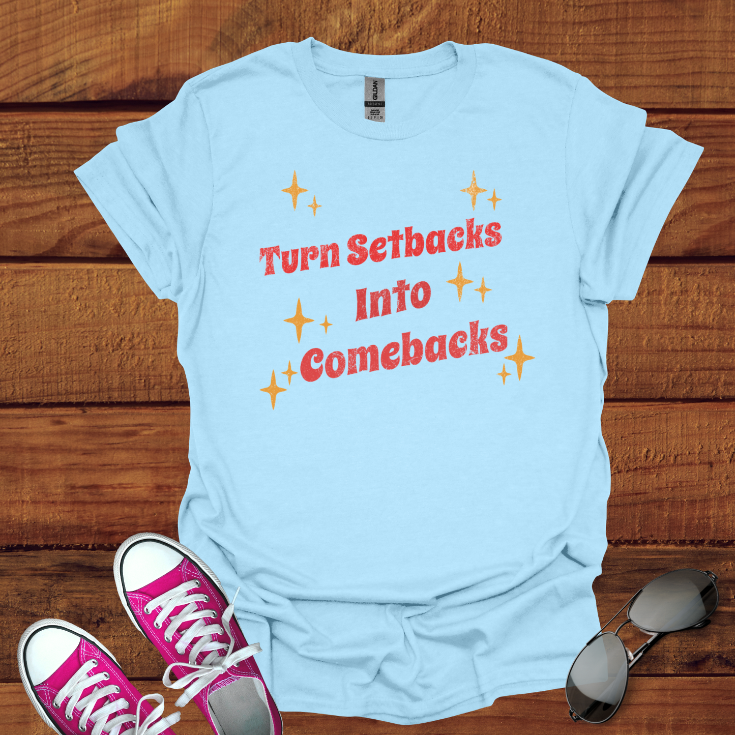 Turn Setbacks Into Comebacks Softstyle T-Shirt