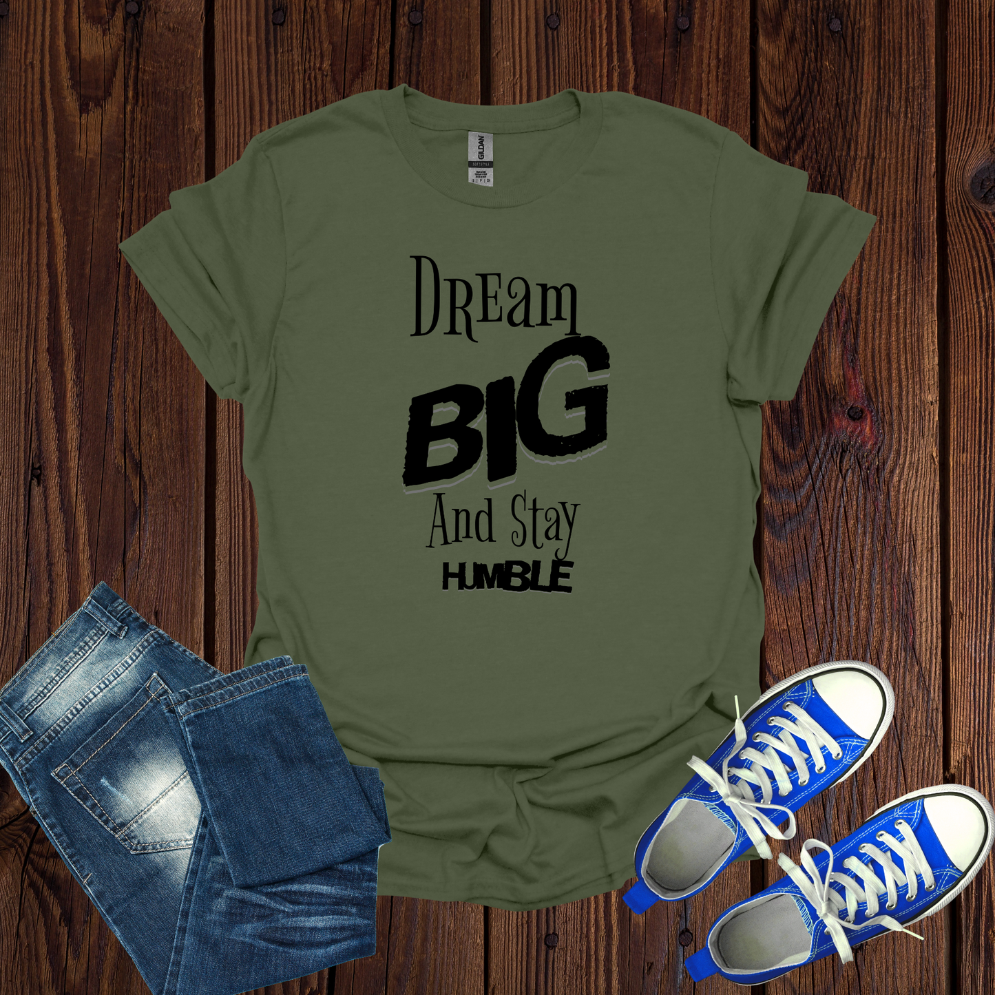 Dream Big and Stay Humble Softstyle T-Shirt