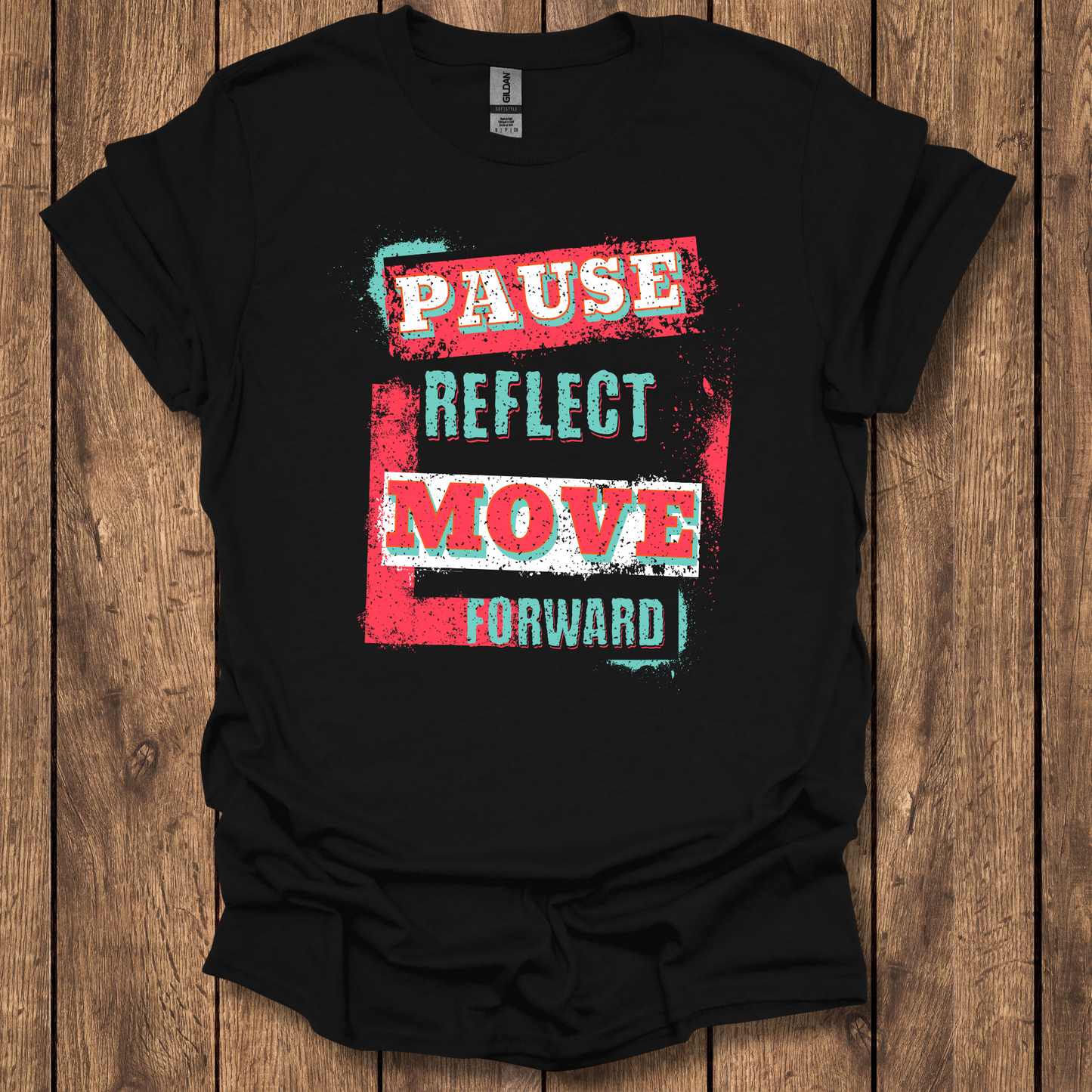 Pause Reflect Move Forward Softstyle T-Shirt