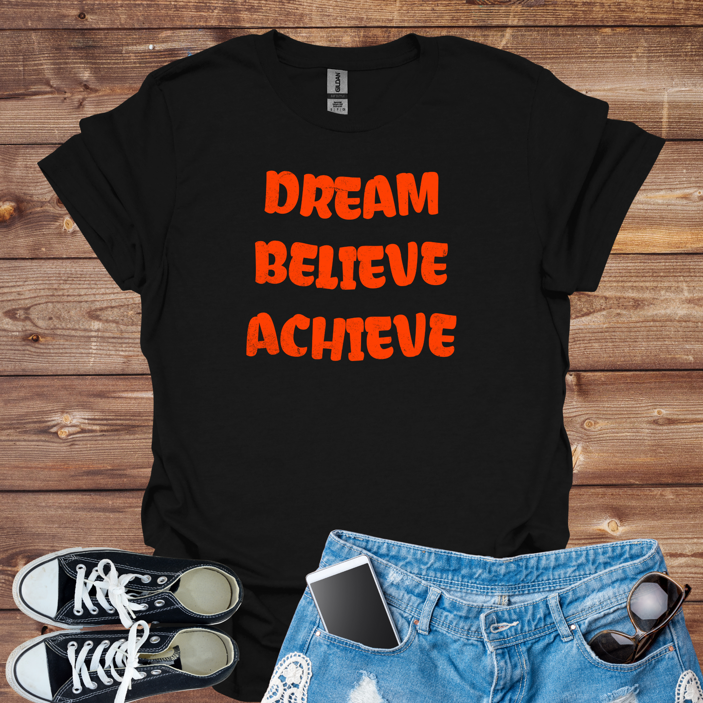 Dream, Believe, Achieve Softstyle T-Shirt