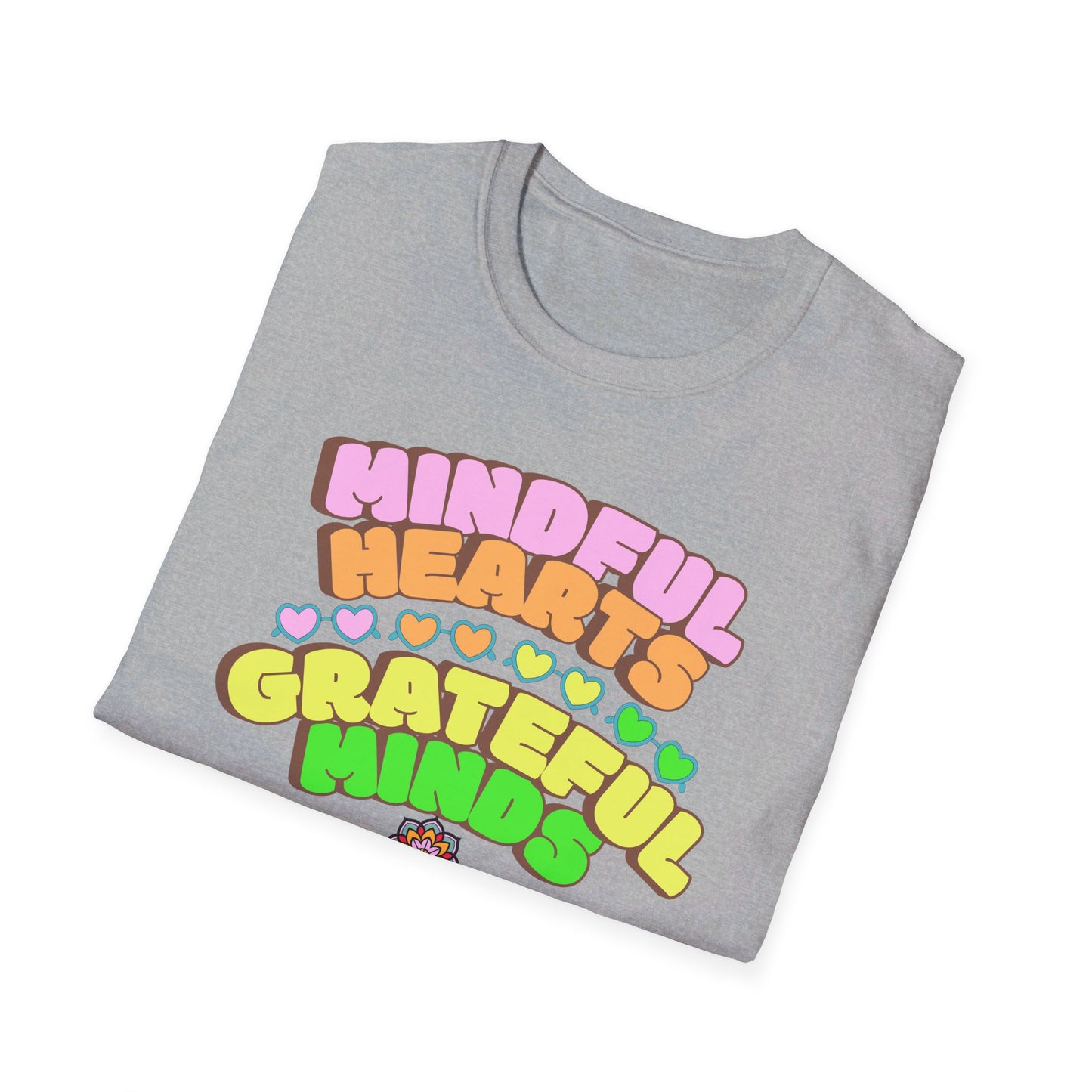 Mindful Hearts, Grateful Minds Softstyle T-Shirt