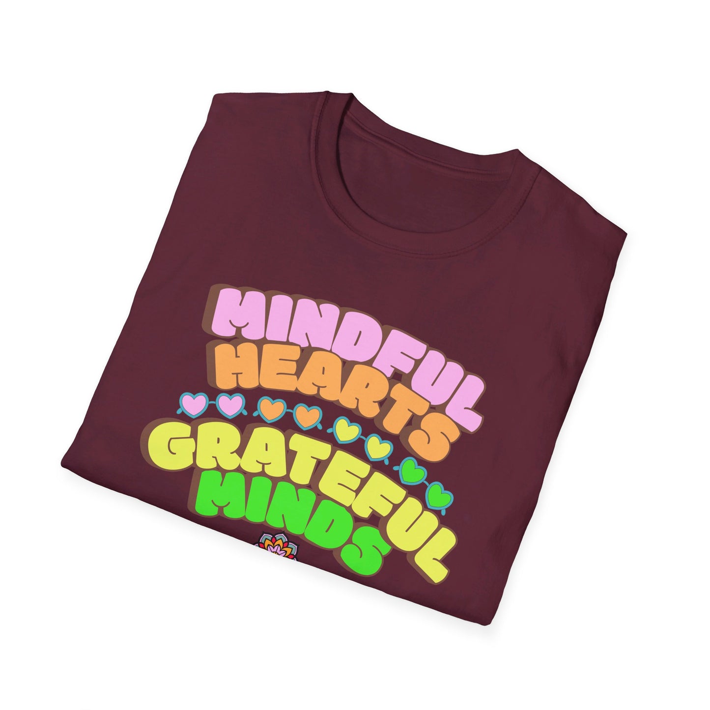 Mindful Hearts, Grateful Minds Softstyle T-Shirt