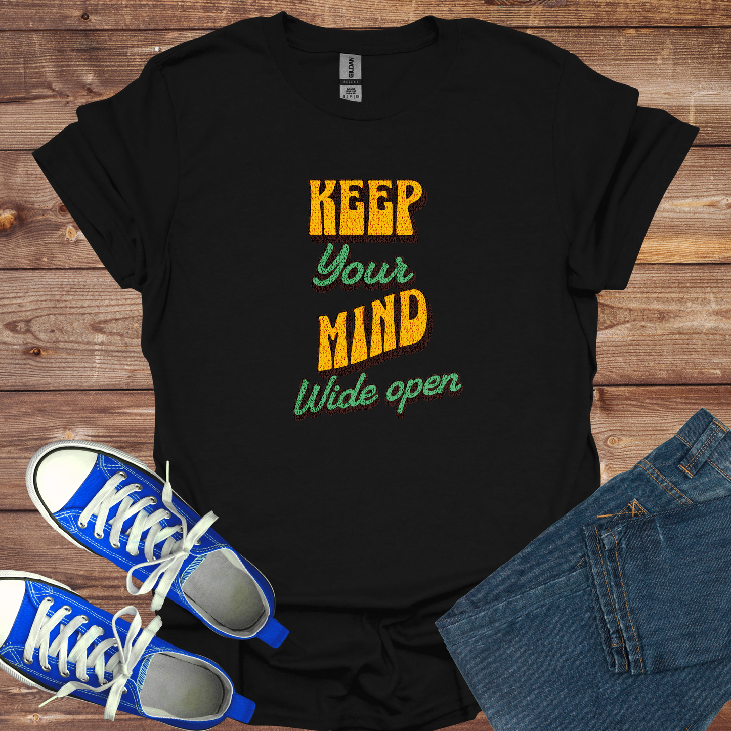 KEEP Your MIND Wide Open Softstyle T-Shirt