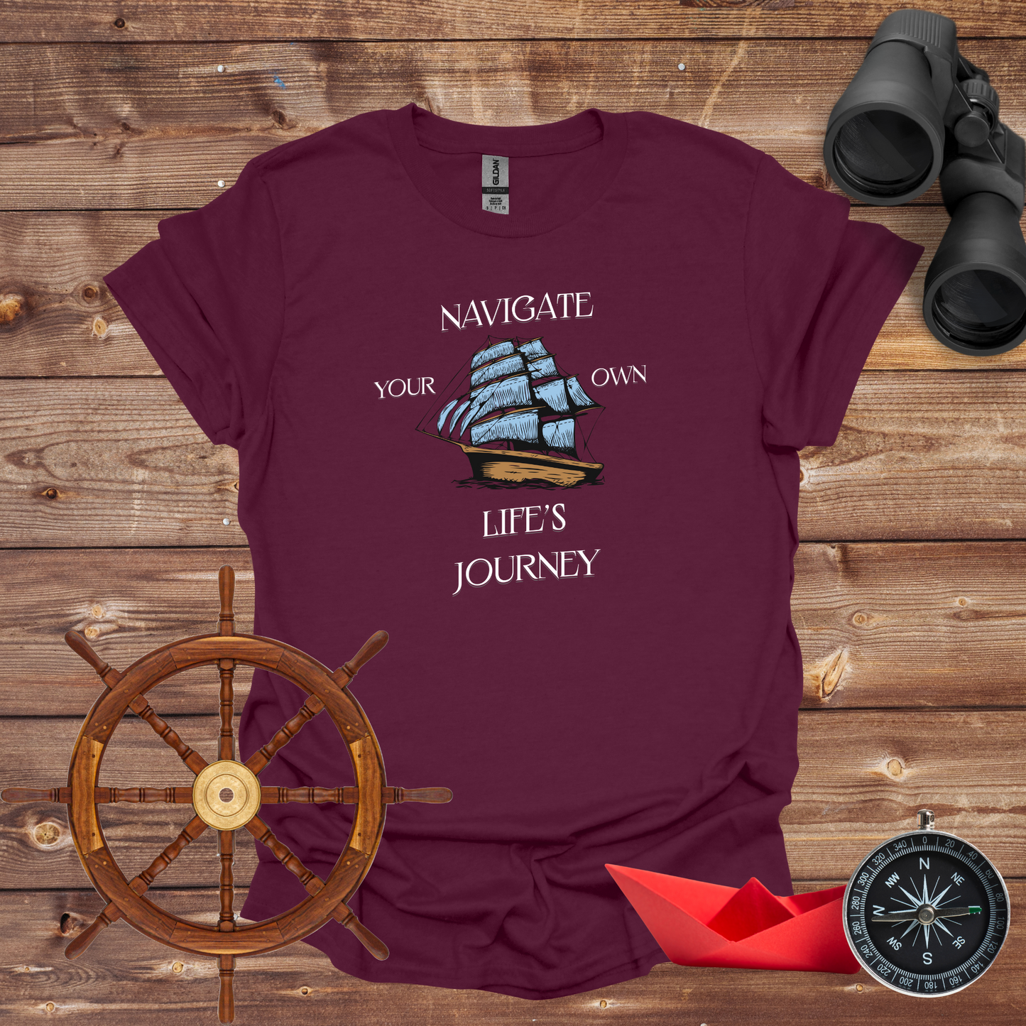 Navigate Your Own Life's Journey Softstyle T-Shirt