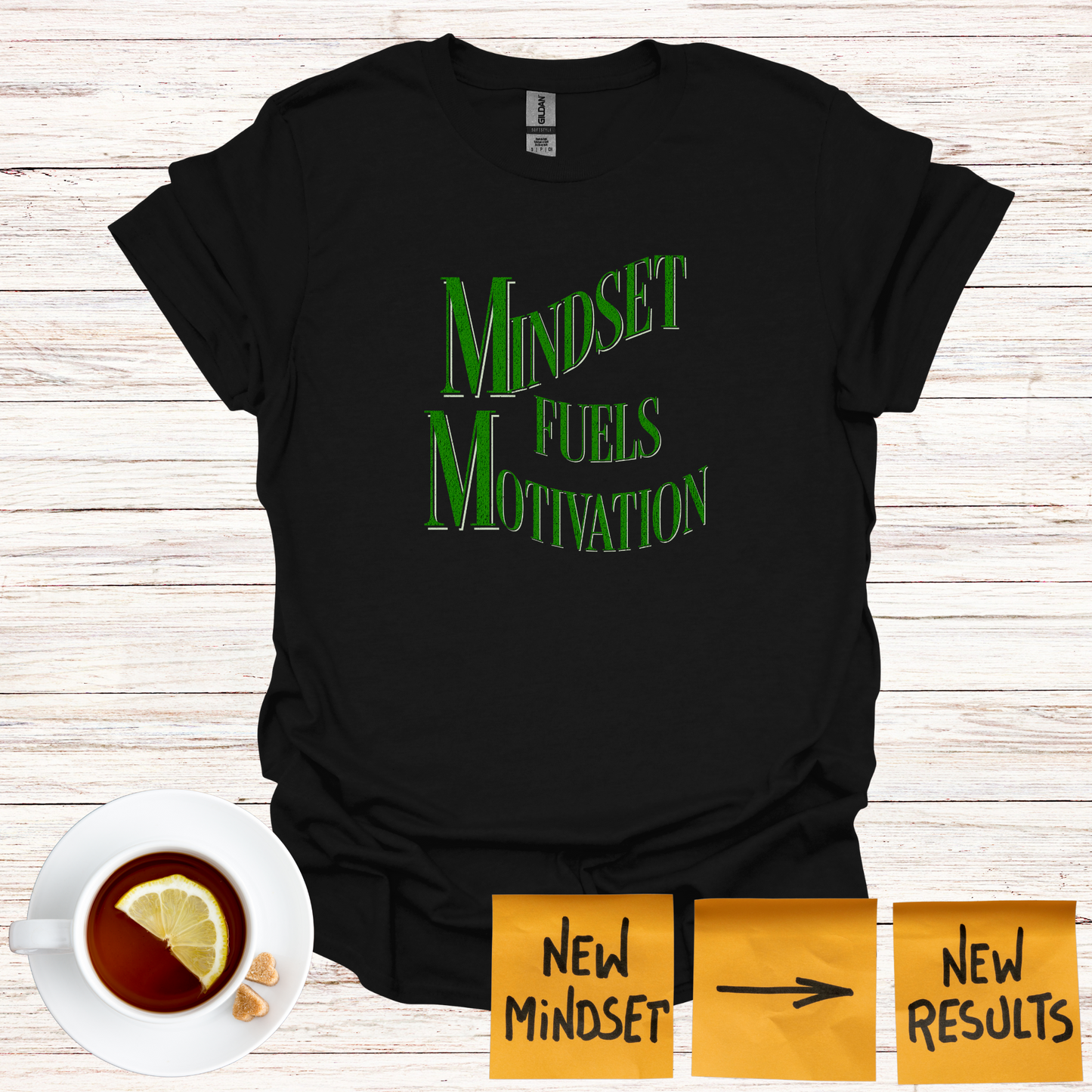 Mindset Fuels Motivation Softstyle T-Shirt