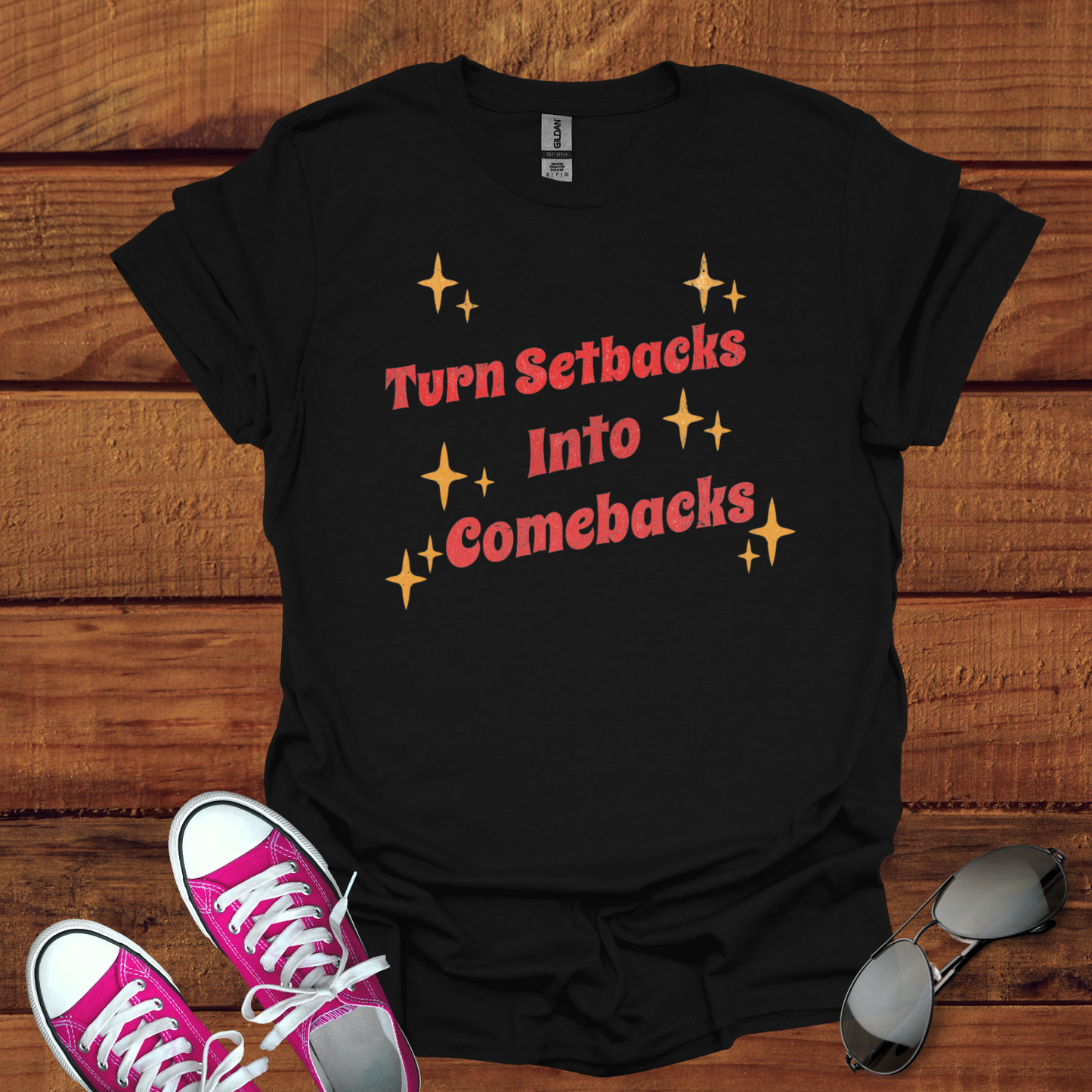 Turn Setbacks Into Comebacks Softstyle T-Shirt