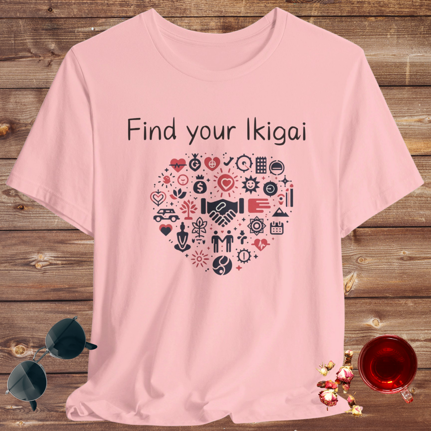 Find your Ikigai Unisex Jersey Short Sleeve Tee