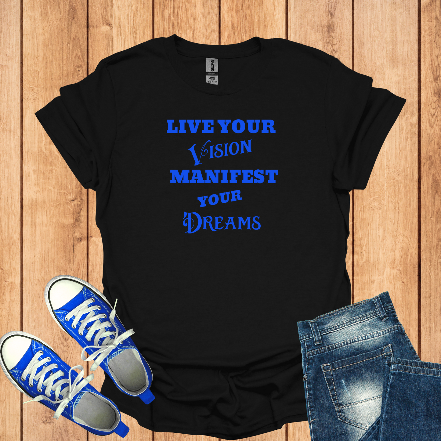 Live Your Vision, Manifest Your Dreams Softstyle T-Shirt