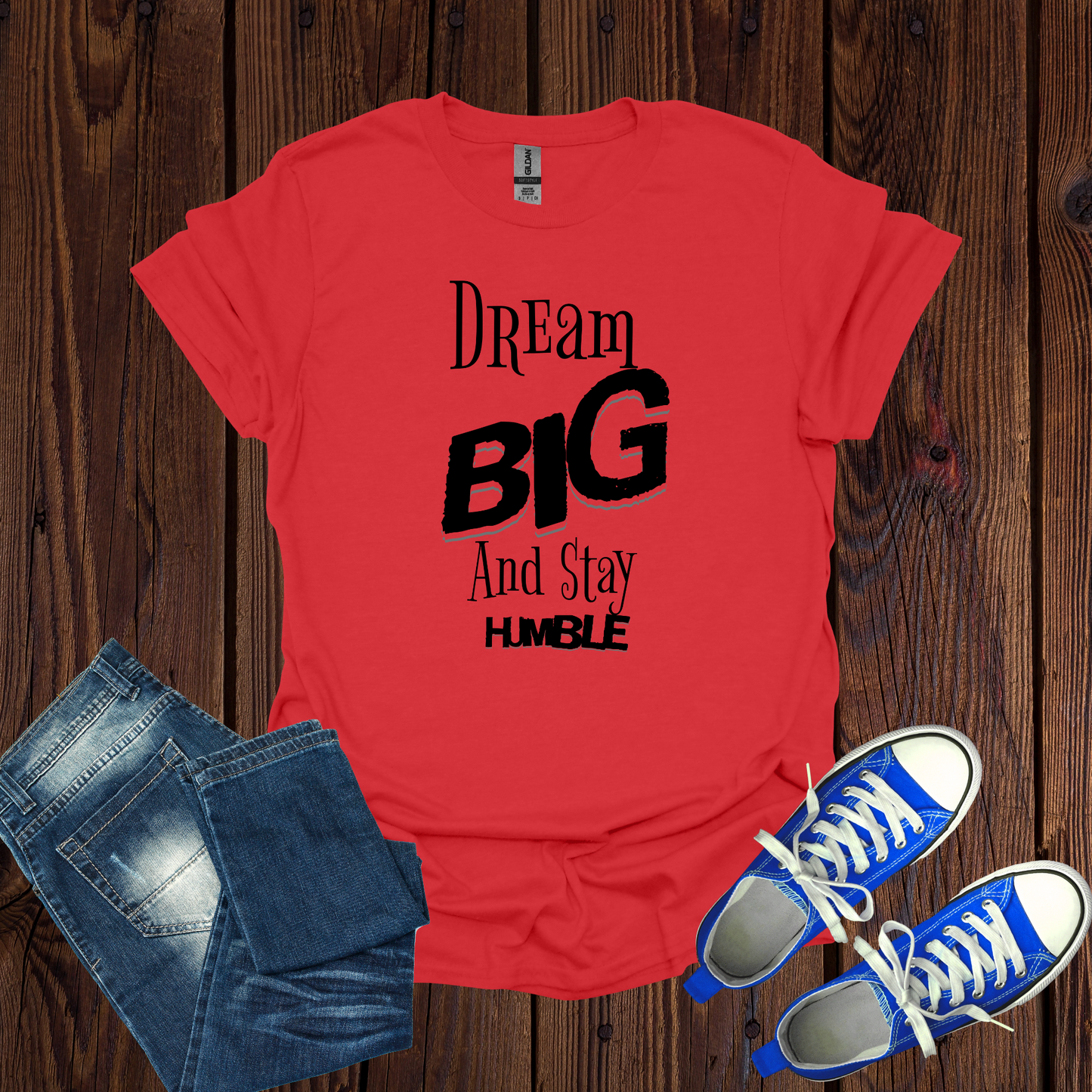 Dream Big and Stay Humble Softstyle T-Shirt