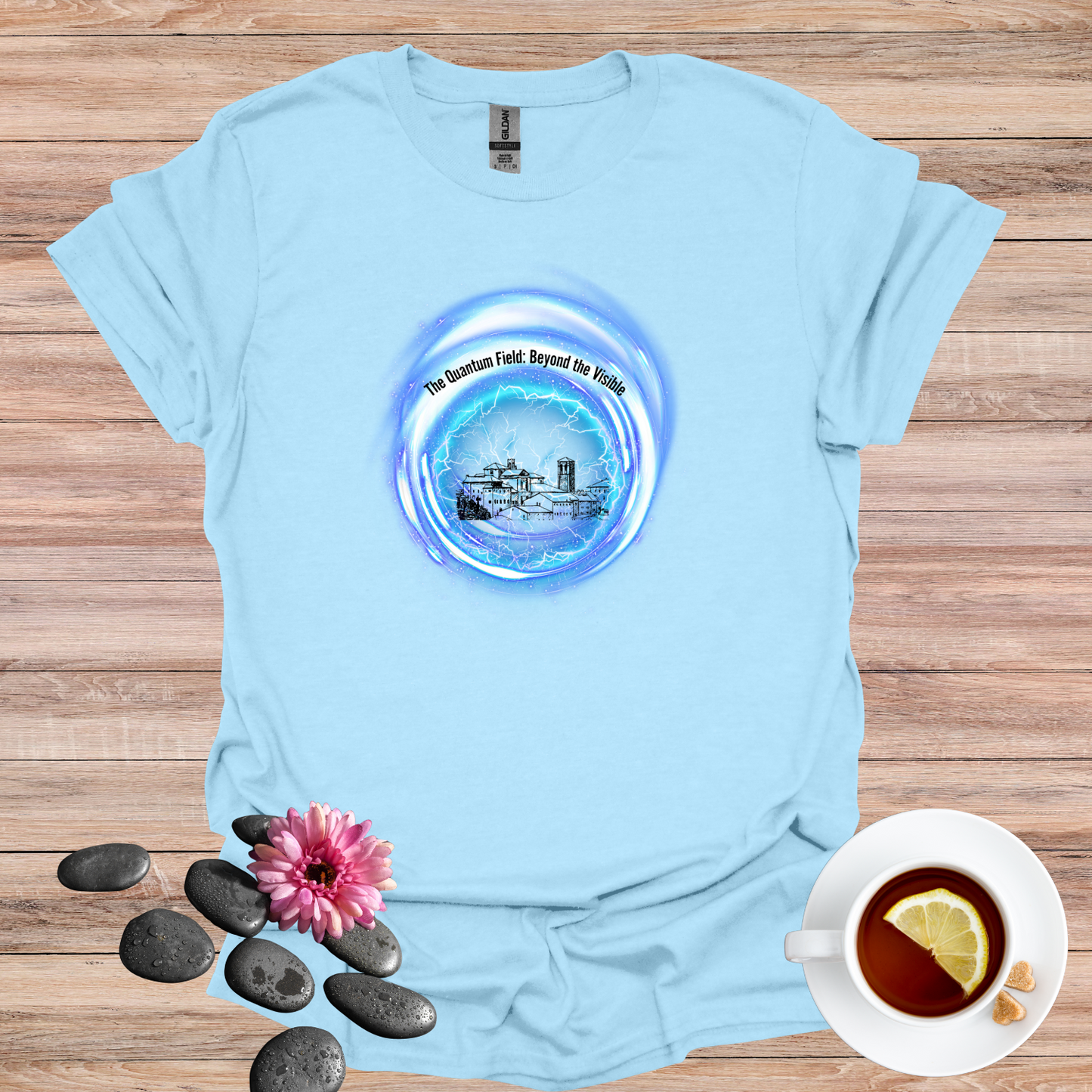 The Quantum Field: Beyond the Visible Softstyle T-Shirt