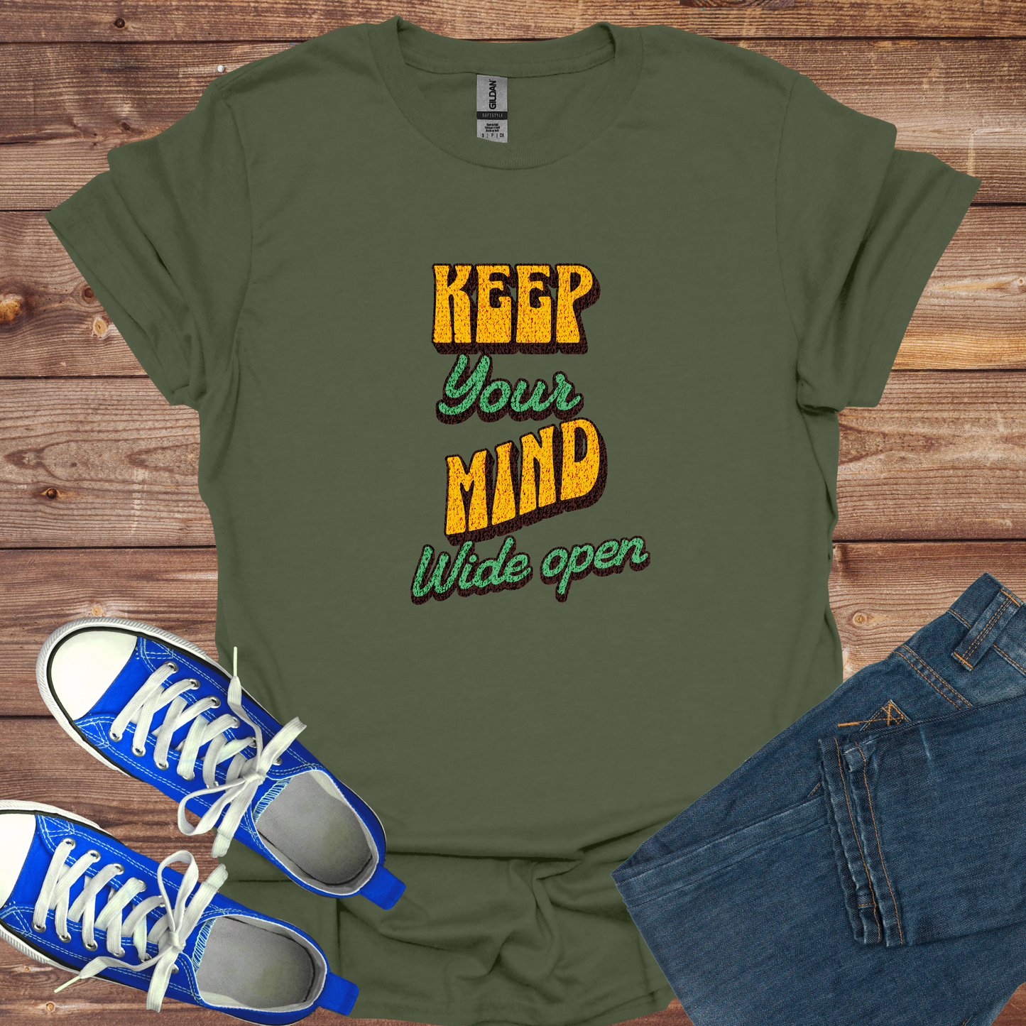 KEEP Your MIND Wide Open Softstyle T-Shirt