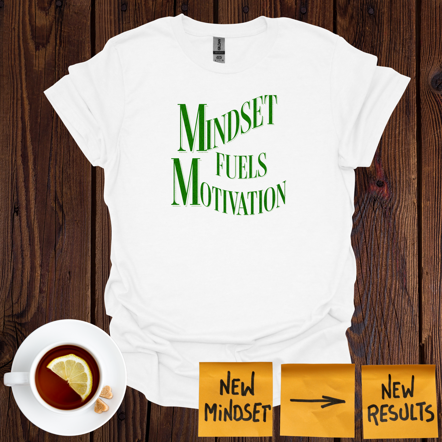 Mindset Fuels Motivation Softstyle T-Shirt