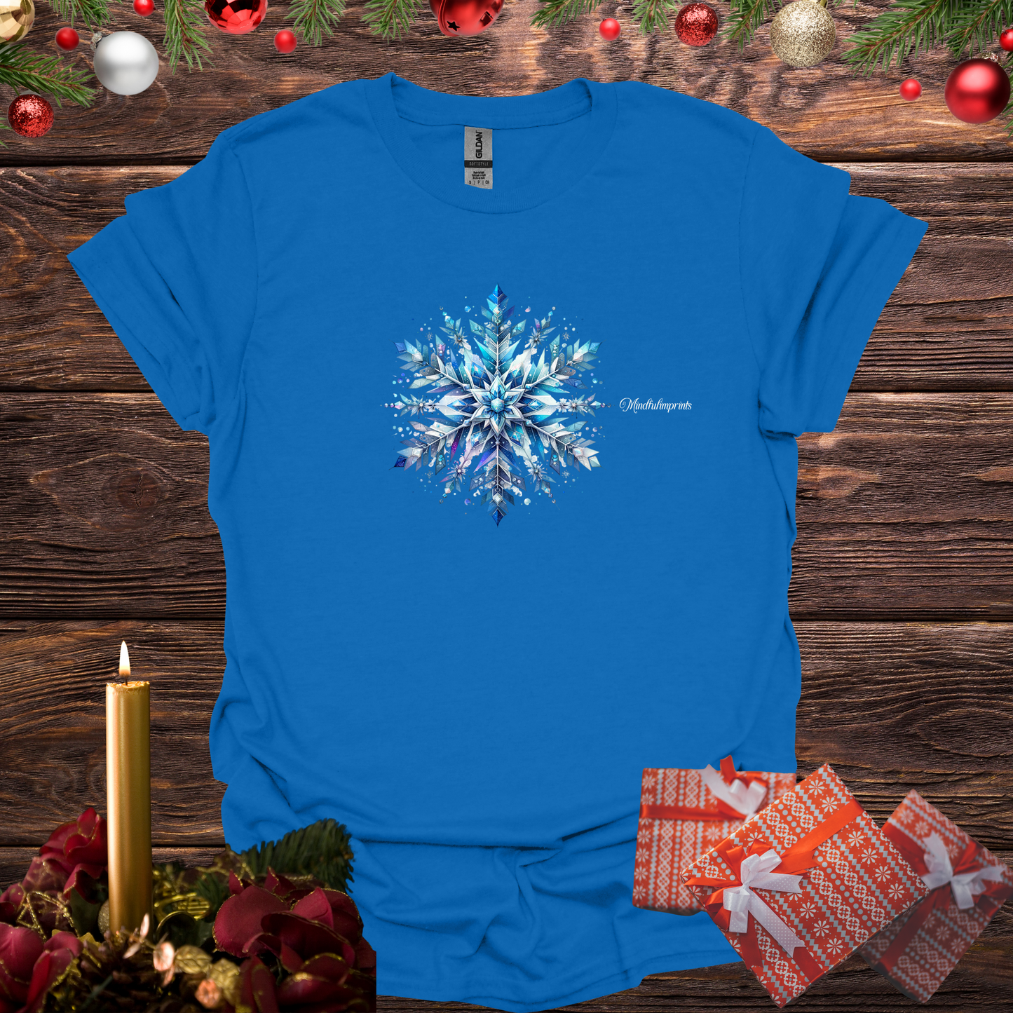 Snowflake Mandala Softstyle T-Shirt