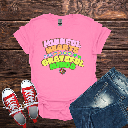 Mindful Hearts, Grateful Minds Softstyle T-Shirt