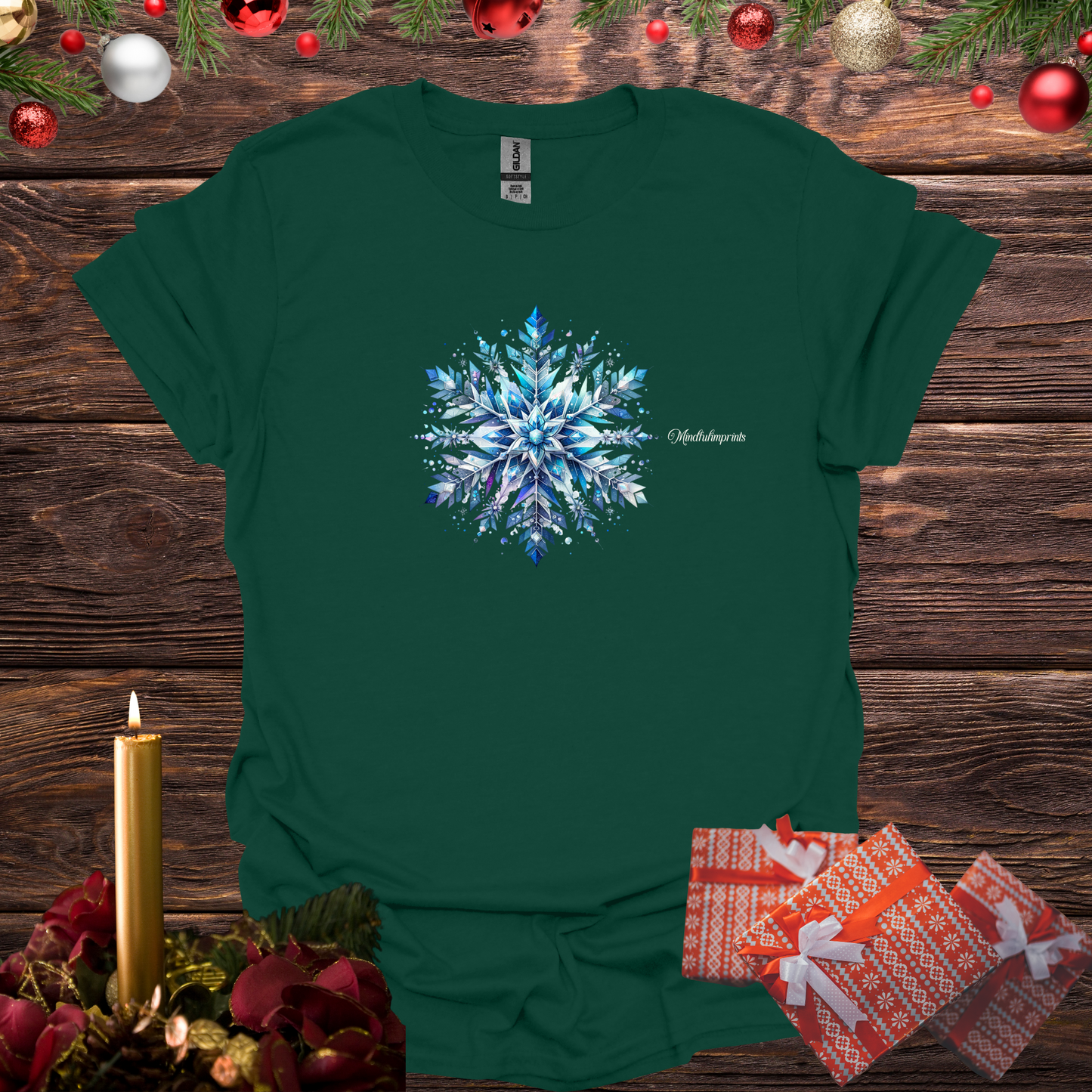 Snowflake Mandala Softstyle T-Shirt