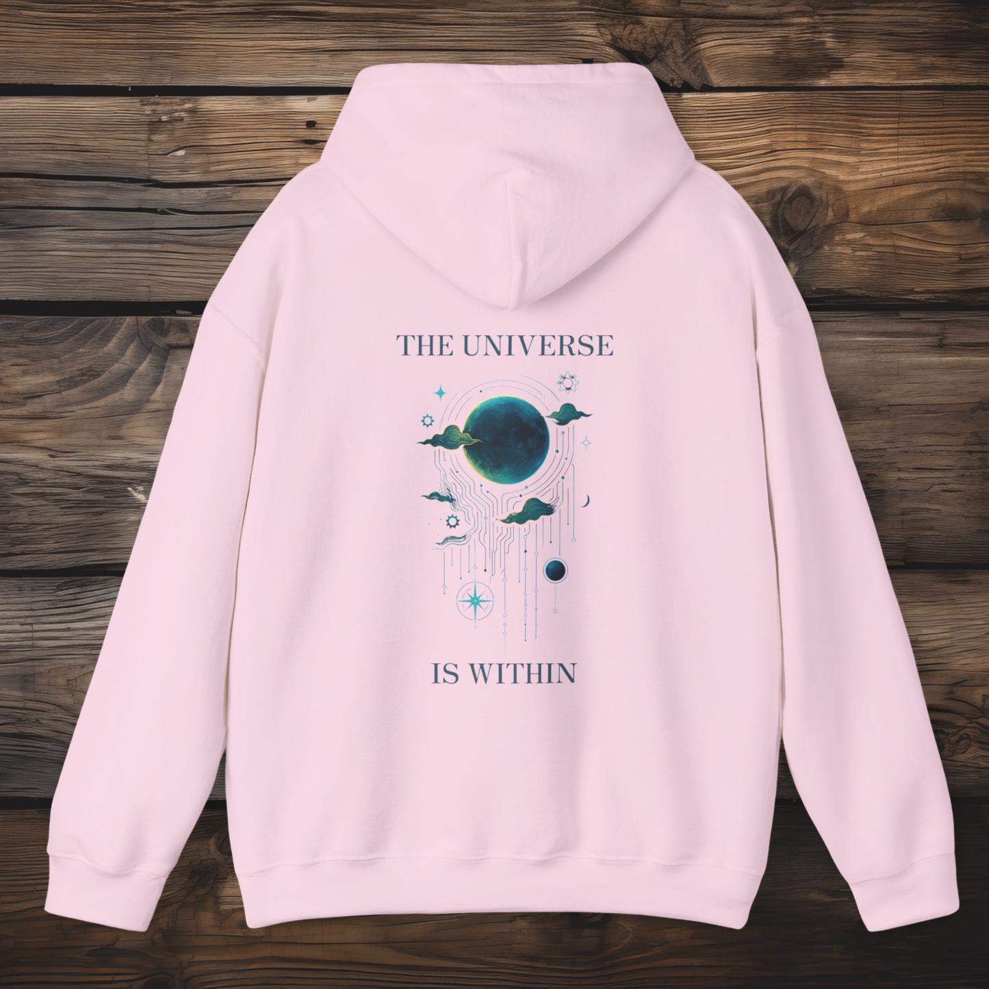The Universe Is Within – Celestial Circuit Hoodie